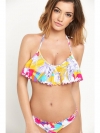 Floral Frill Bikini Set